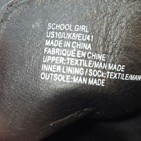 Shoedazzle Women's Shoes 10 Black Laces Closed Toe Ankle Boots Plaid Booties - Picture 6 of 8